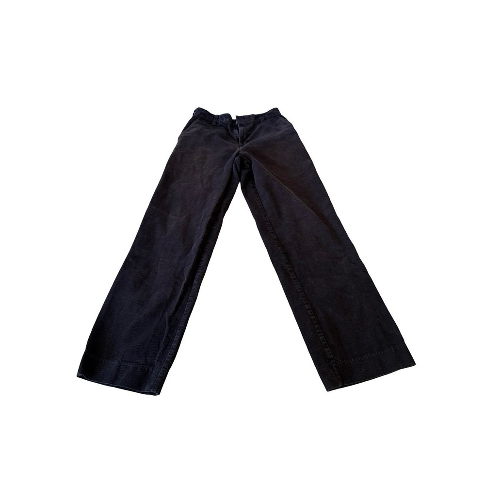 Dennis Mens Corduroy Pants Dark Blue Regular Fit 29x30 Vintage Style